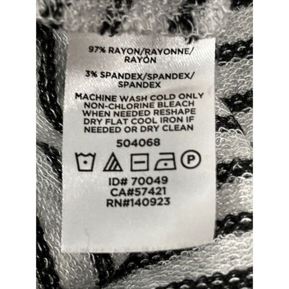 Blue and‎ gray for a loft women's dress sleeveless size medium grey and black - Picture 7 of 8